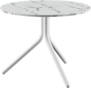 White Poseidon Side Table